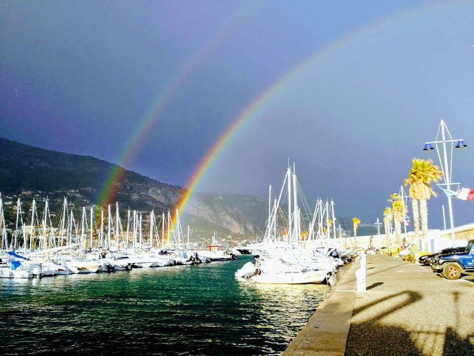 Menton 2 Pieces Climatise A Cote De La Plage Rue Palmaro Eksteriør bilde